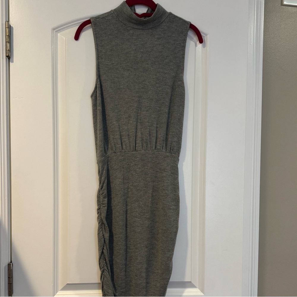 Express dress midi bodycon grey XS GUC